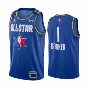 Dres NBA Phoenix Suns Devin Booker 1 2020 All-Star Jordan Brand Plava Swingman